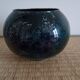 Glossy glass round vase by Jean Noêl Bouillet