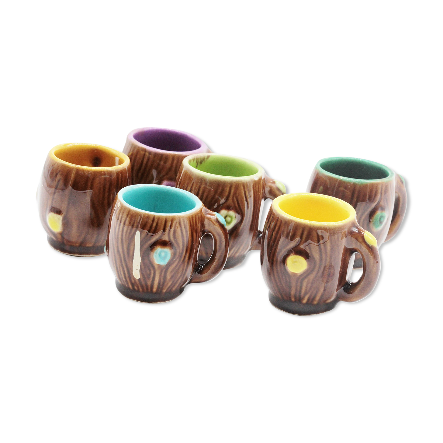 Lot de 6 tasses en céramique