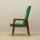 Teak green armchair, Danish design, 1970s, production: Denmark