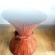 Maugrion Roche Bobois prestige rattan wheat ear table 1980
