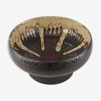 Decorative ceramic Perignem bowl 1960