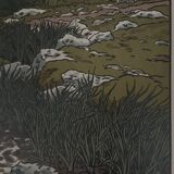 Lithograph by Henri Rivière Stream at Lopérec