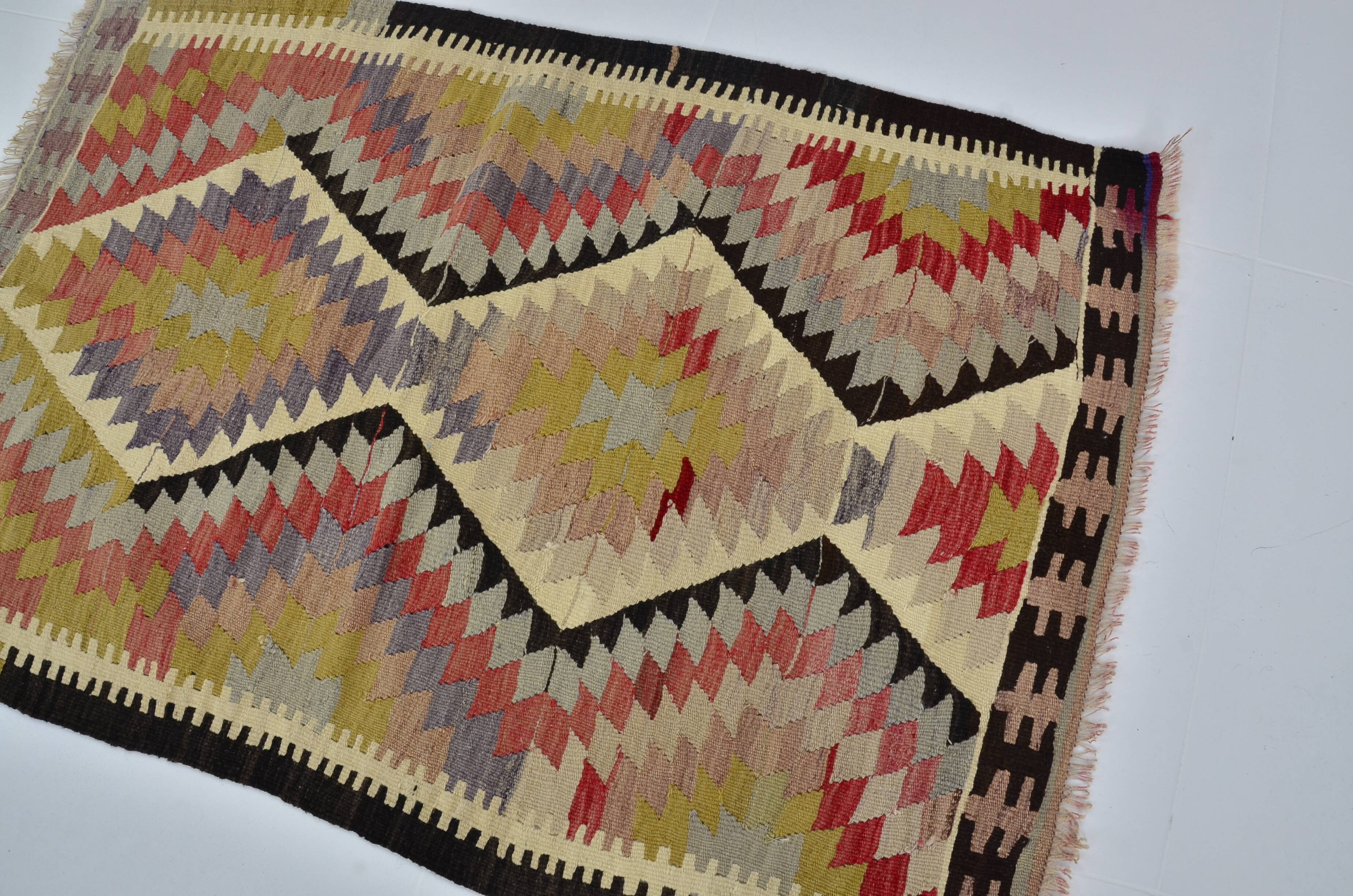 Anatolian Oushak Vintage Kilim Rug sku 3071
