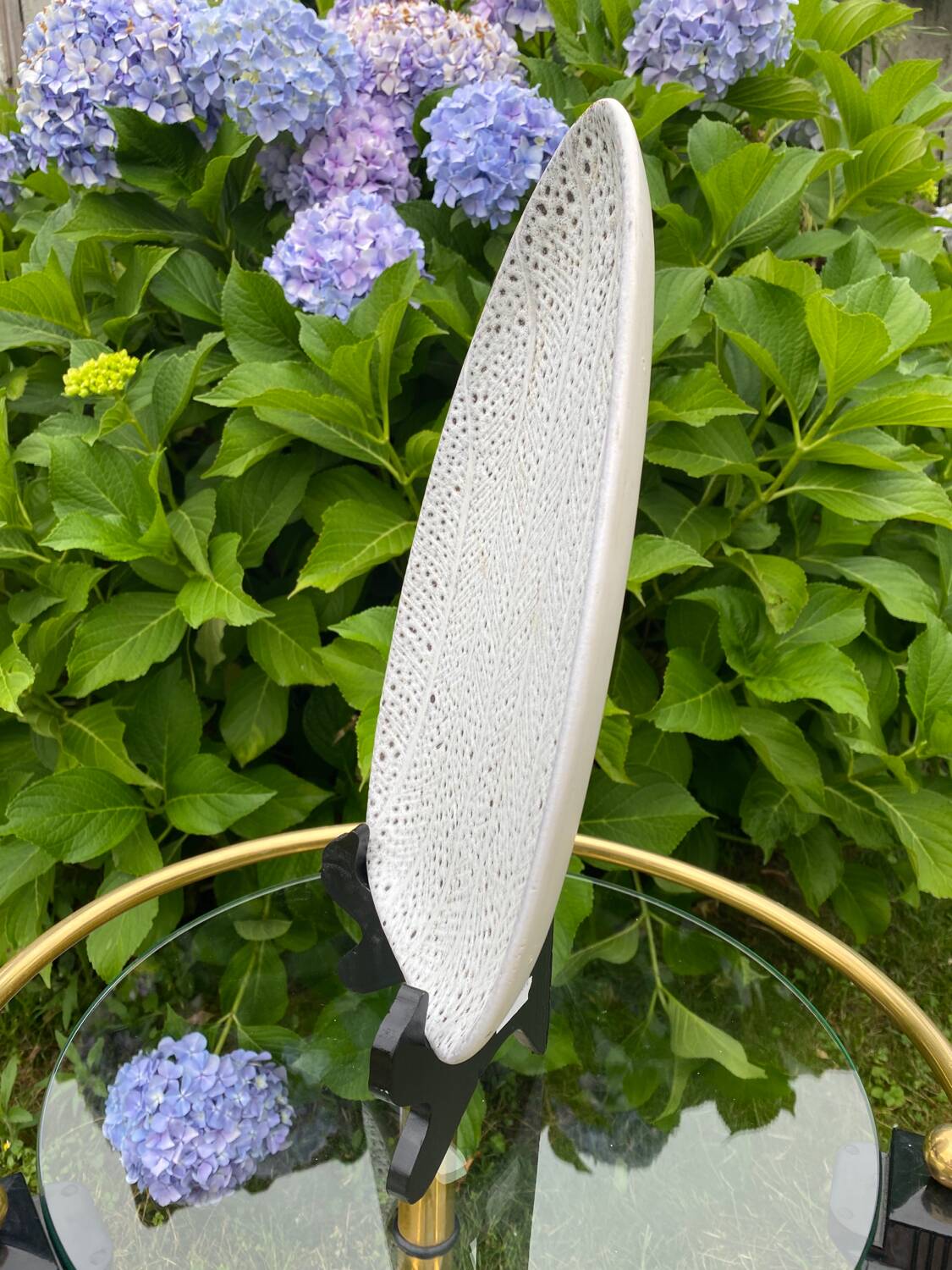Signed ceramic dish