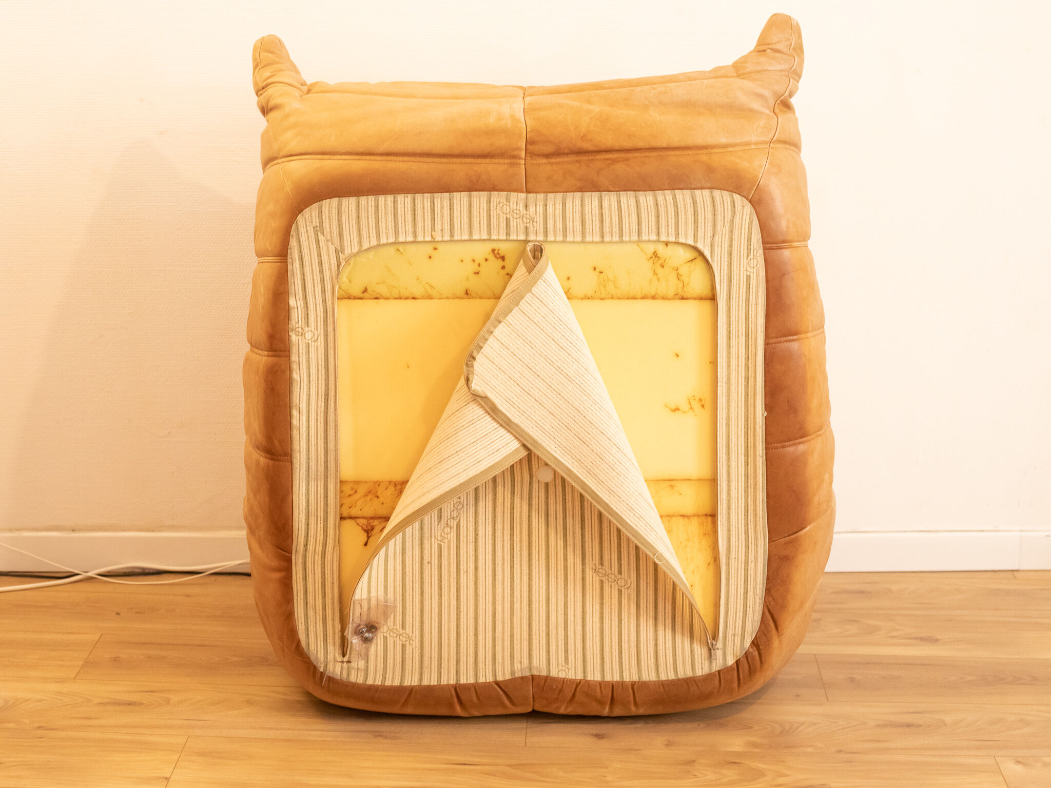 Togo leather driver by Michel Ducaroy