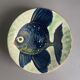Série de 6 assiettes Puigdemont motifs poissons