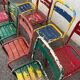 Suite de 8 chaises tolix dépareillées