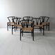 Set of 6 CH24 chairs by Hans Wegner