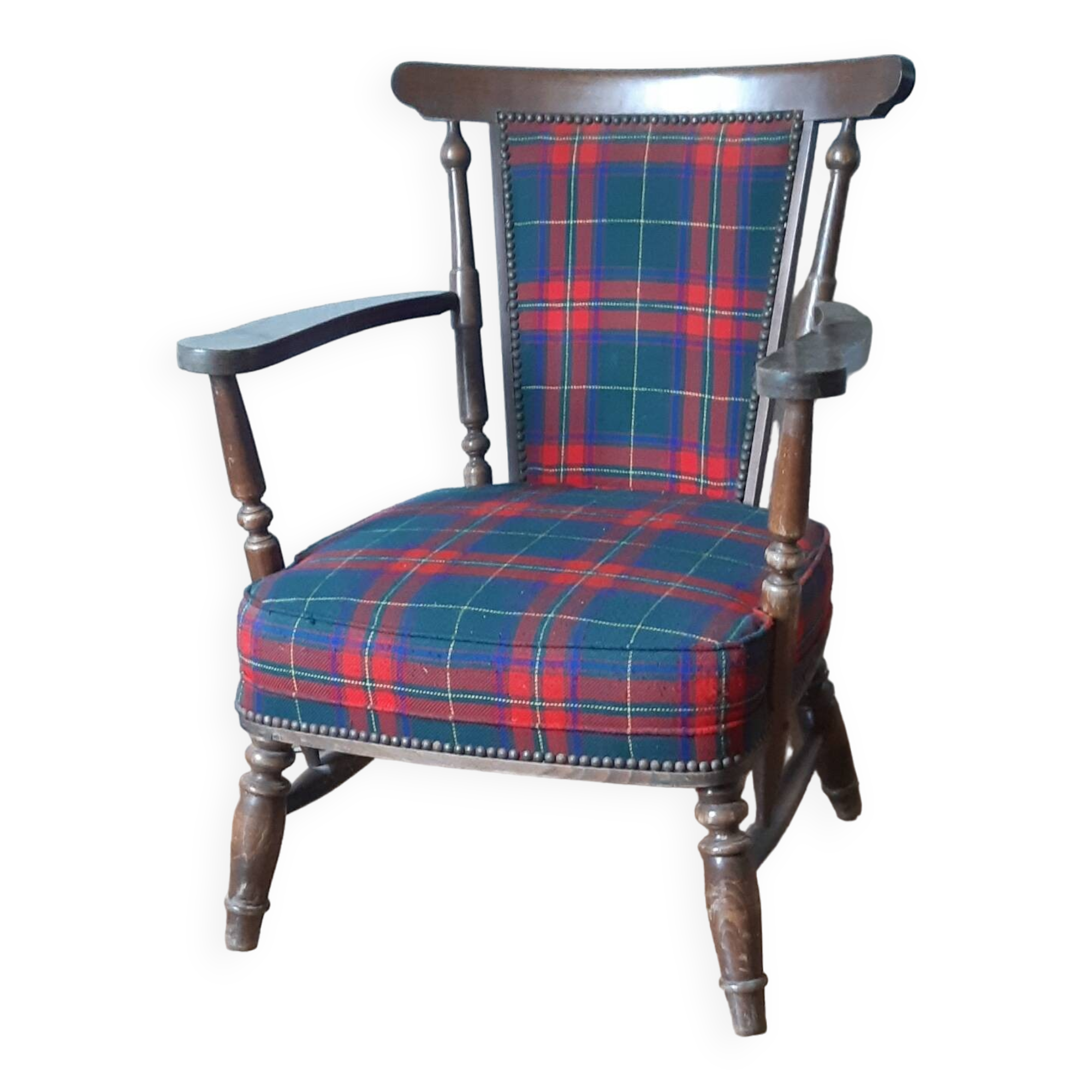 Tartan armchair