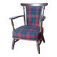 Tartan armchair