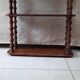 Etagere ancienne style bobine en bois