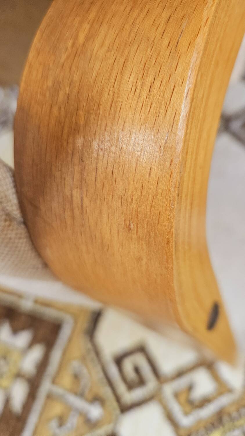 Paire de fauteuil bois courbé 1970 vintage