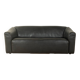 DS-47 three-seater sofa by de Sede, 1970s, black nappa leather