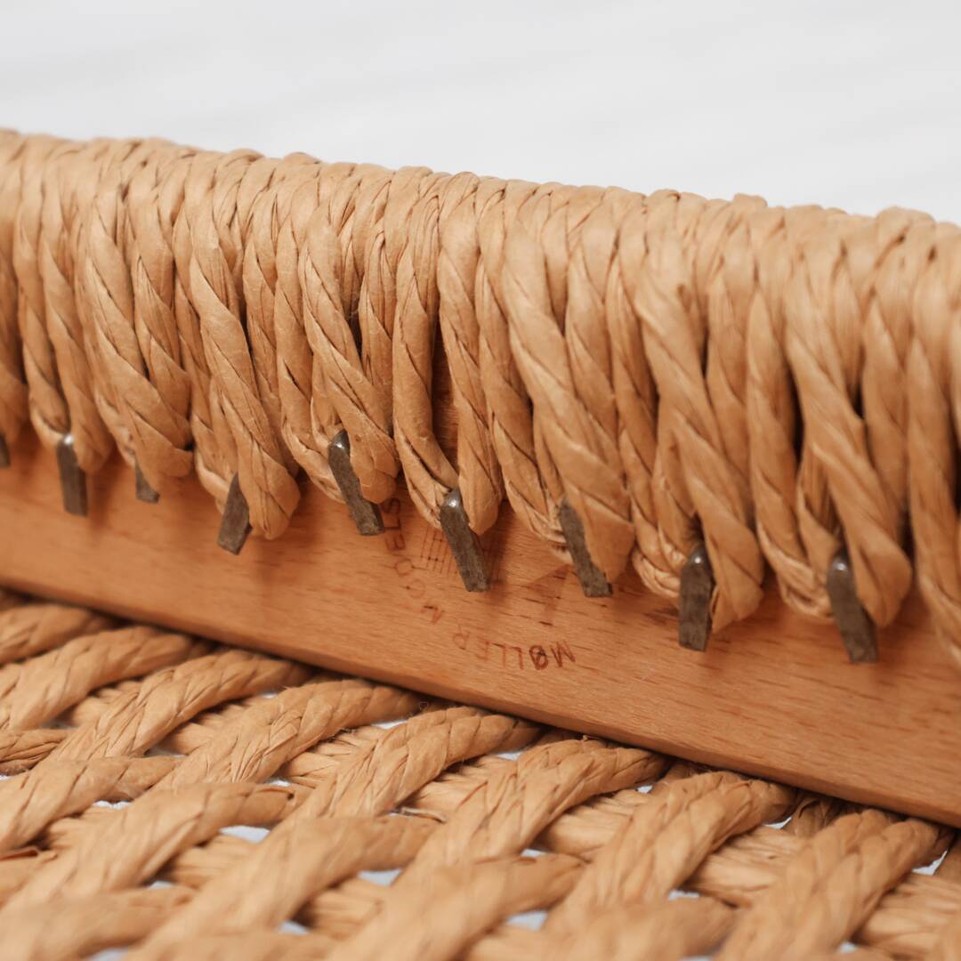 Niels Möller Model 75 Paper Cord Dining Chairs