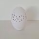 Vase œuf blanc en porcelaine