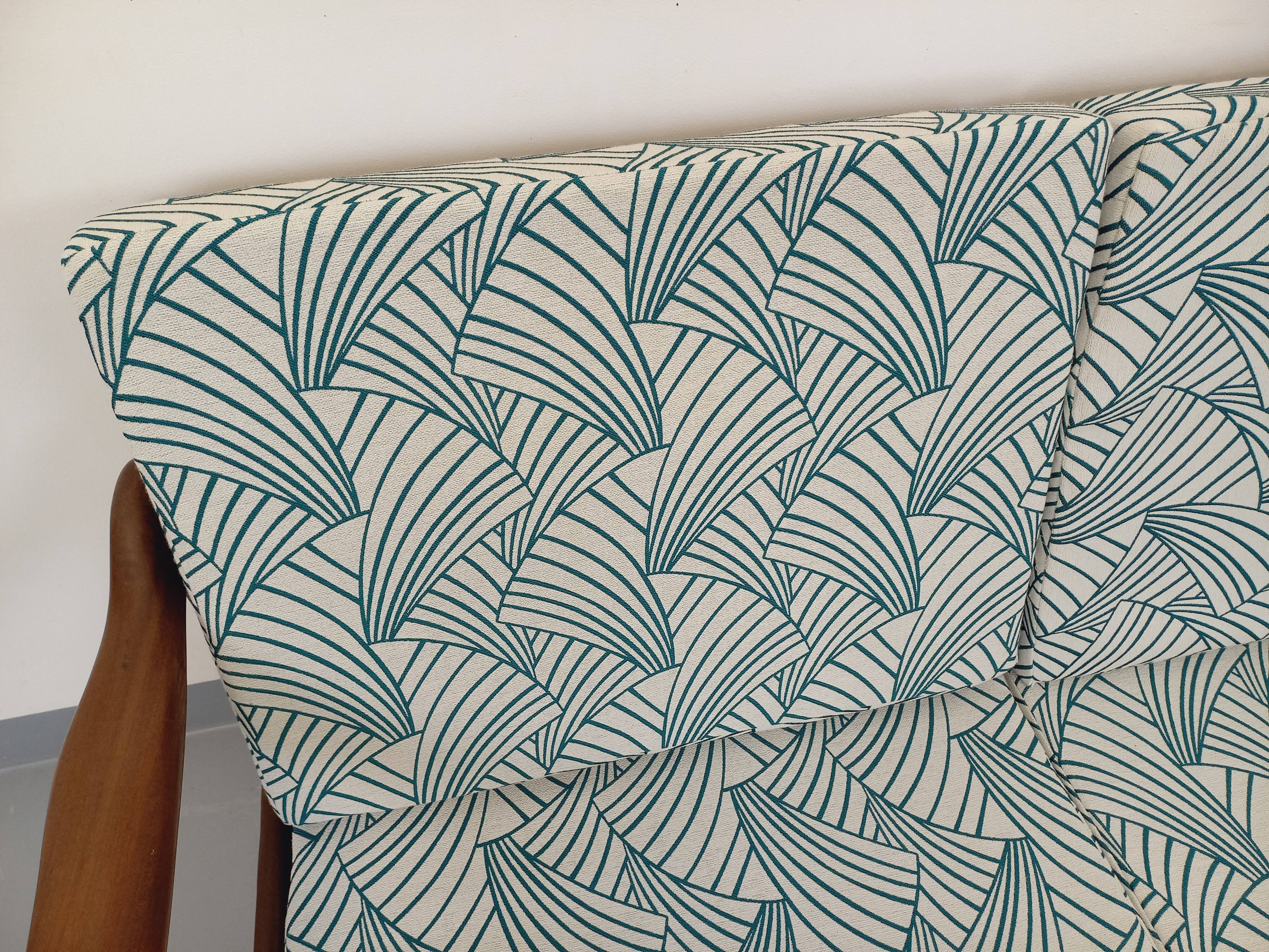 Scandinavian 3-seater sofa bench by Arne Wahl Iversen for Komfort in teak