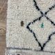 Tapis berbère marocain artisanal fait main 245 X 148 CM