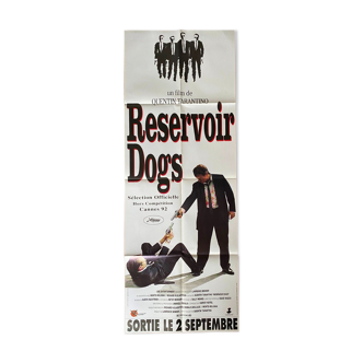 Affiche cinéma originale "Reservoir Dogs" Quentin Tarantino 60x160cm 1992