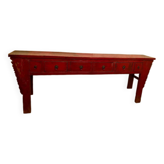 Red furniture