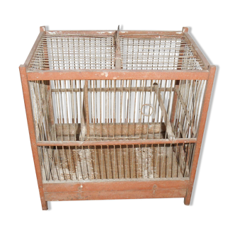 Wooden bird cage