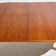 Restored teak dining table by henry rosengren hansen for brande møbelindustri mk9477