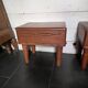 Pair of Scandinavian teak bedside tables from the 1960s.