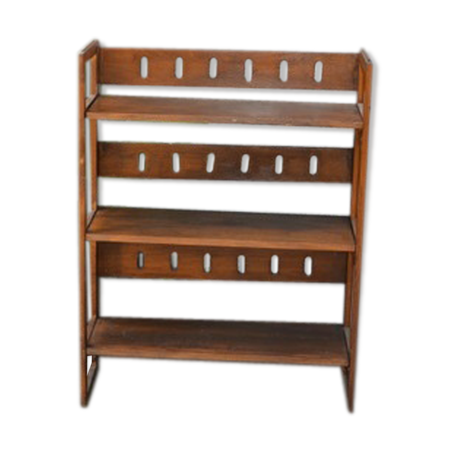 Folding shelf, bookseller's library