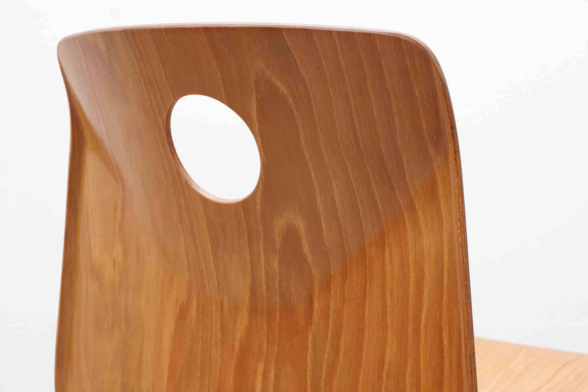 Vintage Galvanitas S22 chair, beech and red