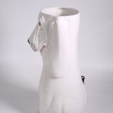 Umbrella holder ceramic dog design italy