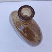 Bouteille en verre bullé, verrerie de Bendor.