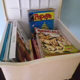 Vintage stool with storage box -1960s