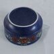Vintage coffee set - blue and red flower patterns
