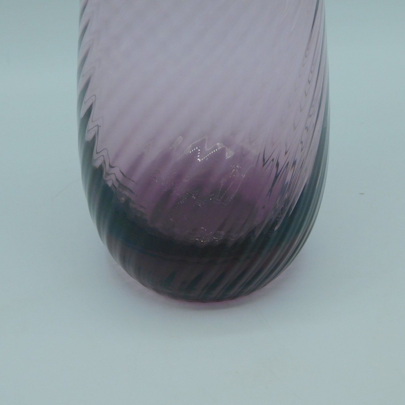 Purple crystal vase