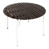 Teak and metal garden table, Sweden, 1960