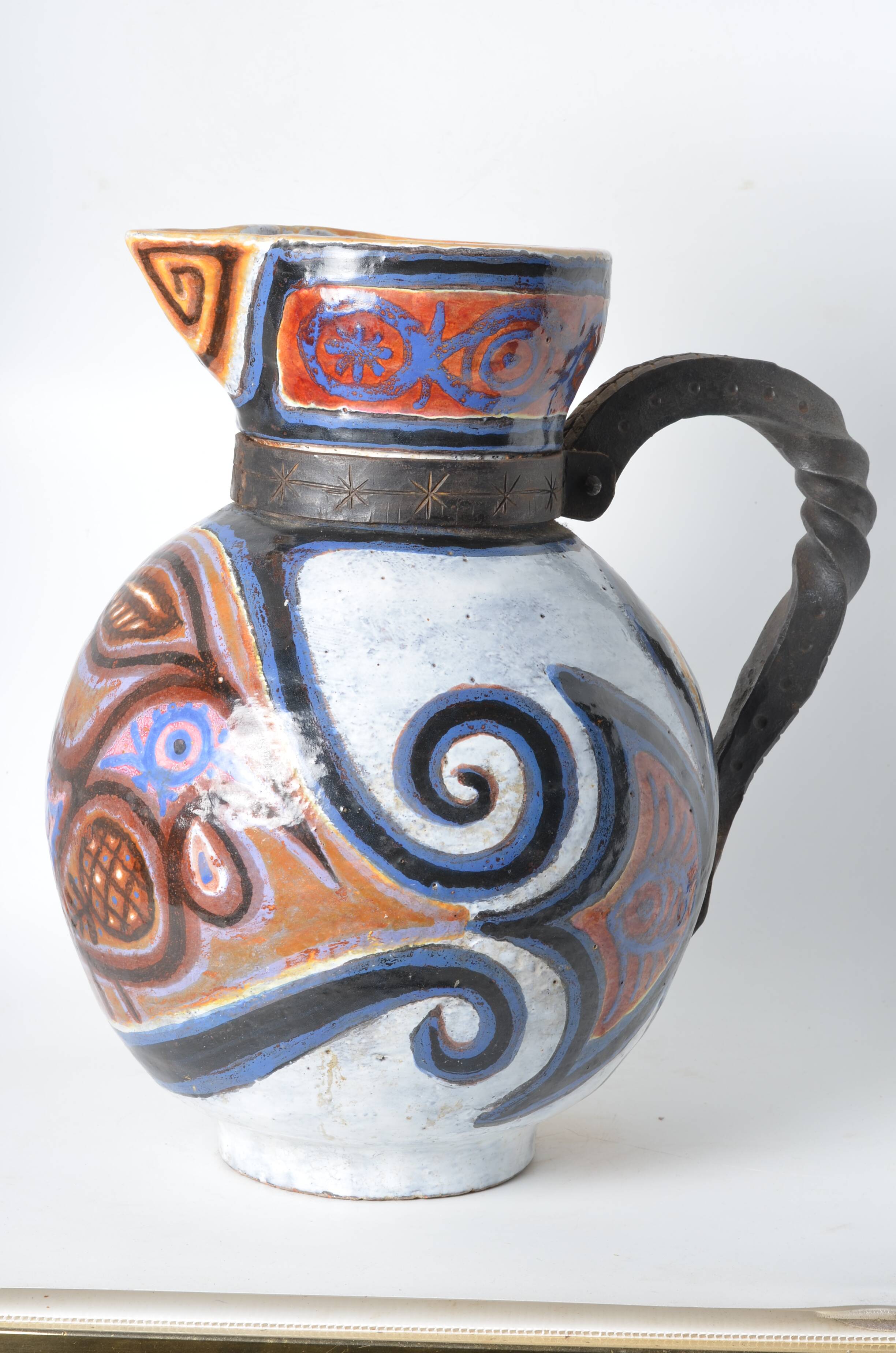 Jacques Poussine ceramic jug
