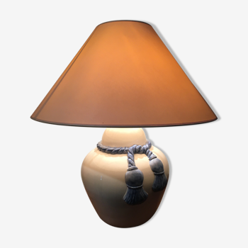 White ceramic lamp