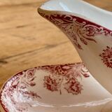 Saucière Saint Amandinoise décor Les Oeuillets