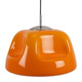 Orange Funky Space Age Plastic Pendant Lamp