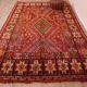 Vintage Moroccan Wool Rug 214 x 325 cm, Berber Handmade Rug Unique