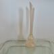 Vase soliflore en opaline rose pâle, années 60-70