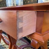Pair of Directoire style winding bedside tables