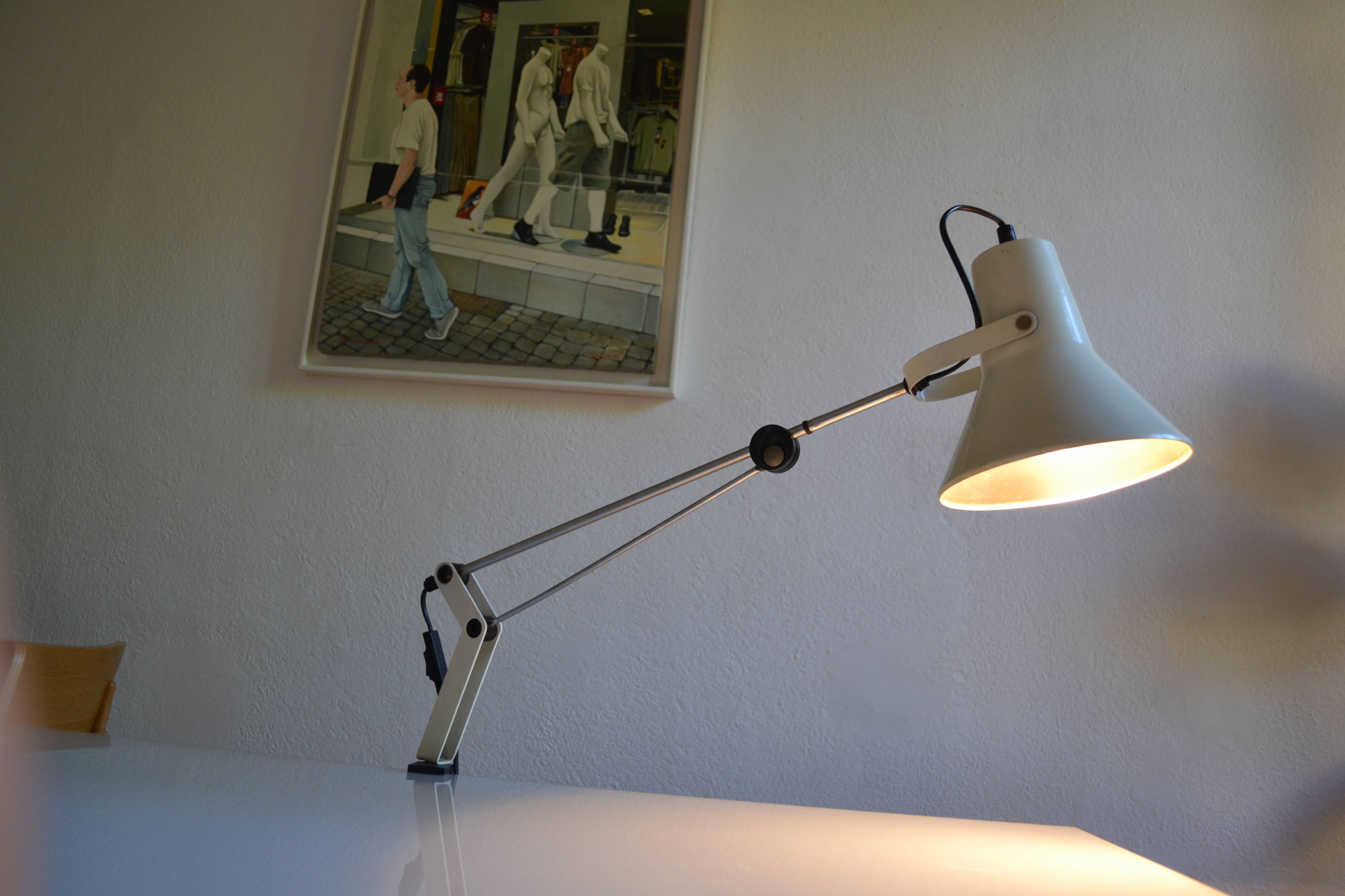 Lampe de bureau articulée vintage 1980 Ikéa A 401