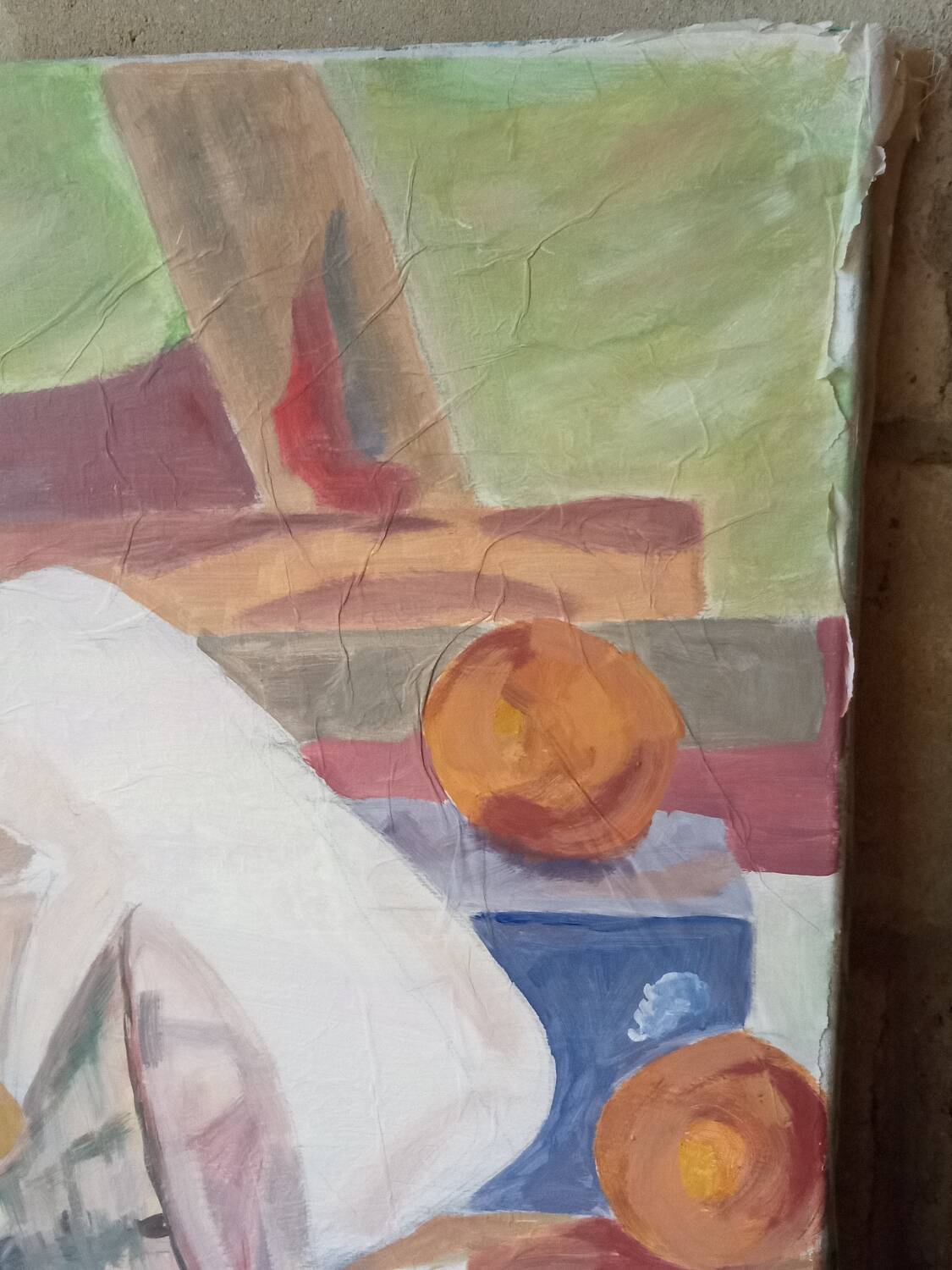 Still life on canvas 60×70 cm