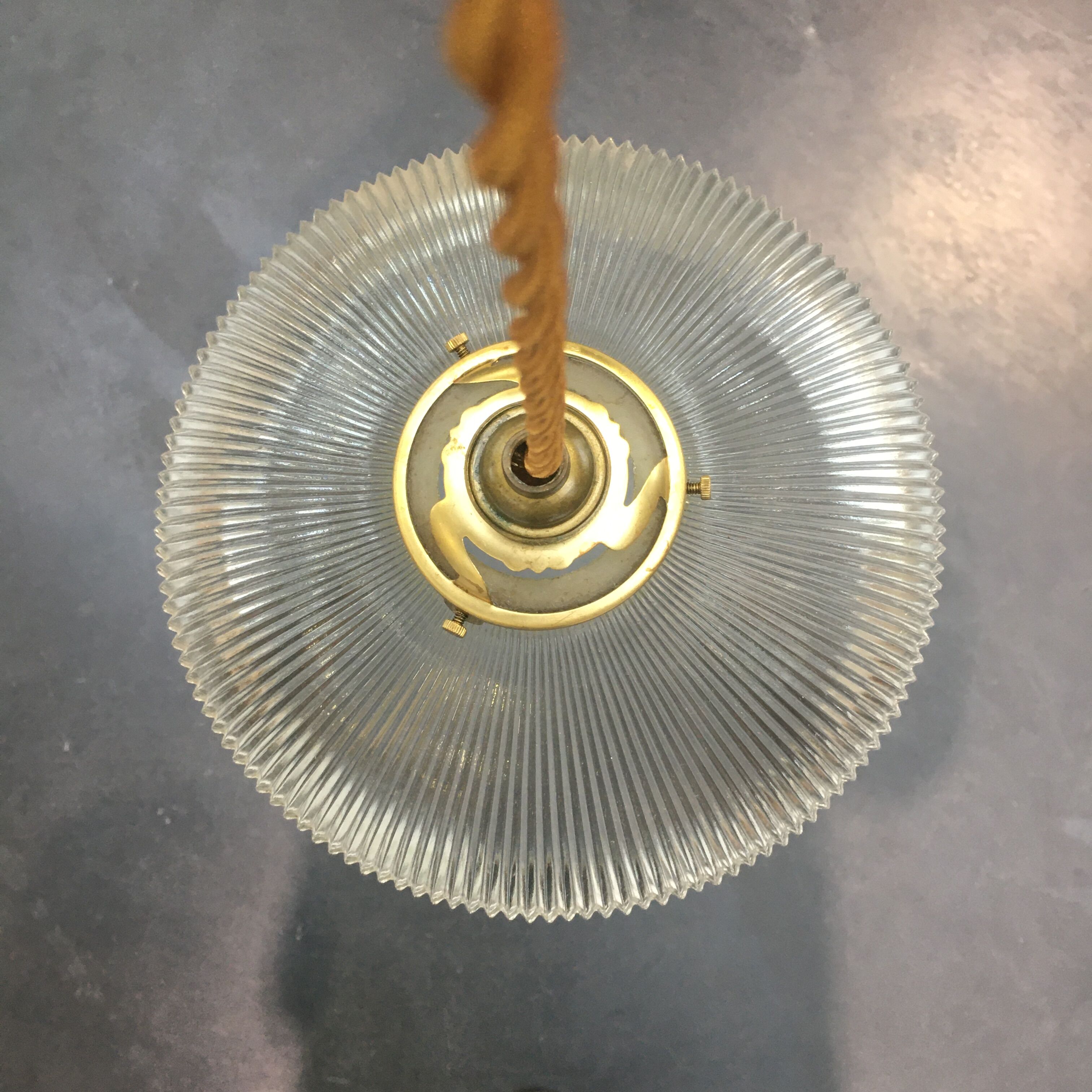 Rainding transparent glass hanging