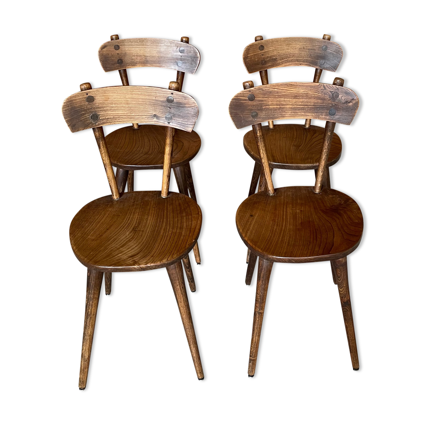 Vintage wooden chairs 60's