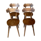 Vintage wooden chairs 60's