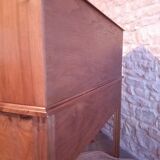 Solid walnut graduated desk