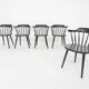 Set of five Yngve Ekstrom for Pastoe FH01 dining room chairs, The Netherlands 1960's