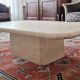 Travertine coffee table