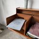 Console table or small desk Fimsa Roma Italy teak